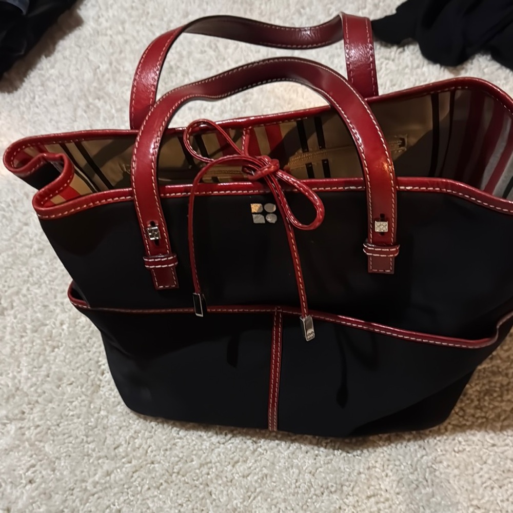 Kate Spade Black and Red Tote Bag